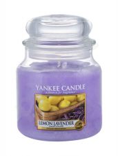 Yankee Candle Lemon Lavender, aromatizuota žvakė moterims ir vyrams, 411g
