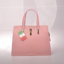 MADE IN ITALY Mano 101 rožinė itališka rankinė iš natūralios odos