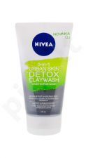 Nivea Urban Skin Detox, Claywash 3-in-1, prausiamasis kremas moterims, 150ml