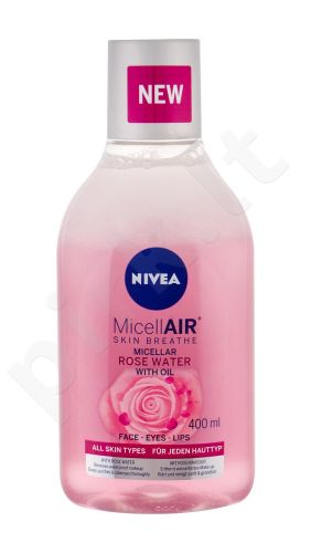 Nivea MicellAIR, Rose Water, micelinis vanduo moterims, 400ml