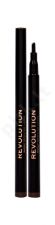 Makeup Revolution London Micro Brow Pen, antakių kontūrų pieštukas moterims, 1ml, (Medium Brown)