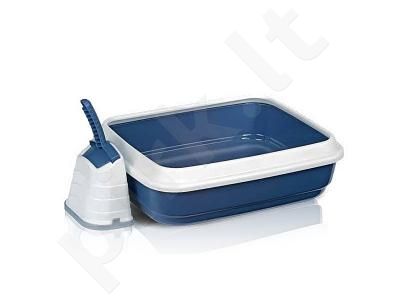 Tualetas katei DUO Žydras su lopetėle (59cm*40cm*28cm)