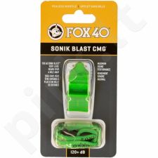 Švilpukas Pearl Fox 40 + virvutė žalia