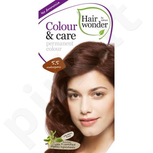 Colour & Care ilgalaikiai plaukų dažai be amoniako Mahagony