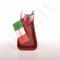 MADE IN ITALY Postino 083 raudona itališka rankinė iš natūralios odos