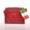 MADE IN ITALY Postino 083 raudona itališka rankinė iš natūralios odos