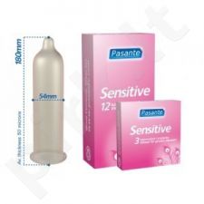 Prezervatyvai Pasante Sensitive (1 vnt)