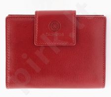 KRENIG Classic 12013 raudona piniginė iš natūralios odos, moterims