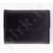 KRENIG Classic 12043 juoda piniginė iš natūralios odos, moterims