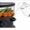 TEFAL VC1401 Food Steamer, Capacity 6L, 2 containers, Mechanical timer, Water level indicator, Power 900W, Black