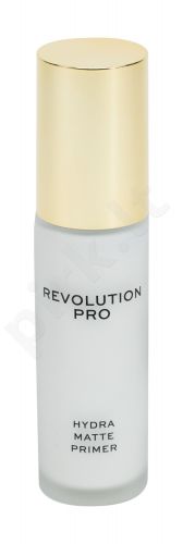 Makeup Revolution London Revolution PRO, Hydra Matte Primer, makiažo pagrindo bazė moterims, 30ml
