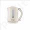Bosch TWK7607 Standard kettle, Plastic, Cream, 2200 W, 360° rotational base, 1.7 L