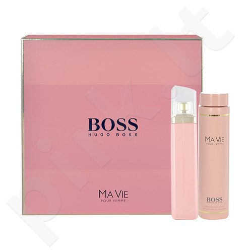 HUGO BOSS Boss Ma Vie Pour Femme, rinkinys kvapusis vanduo moterims, (EDP 75ml + 200ml kūno losjonas)