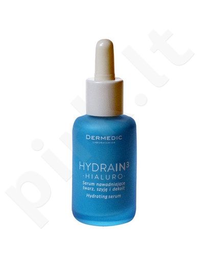 Dermedic HydraIn3 Hialuro, Hydrating Serum, veido serumas moterims, 30ml