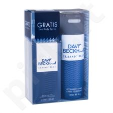 David Beckham Classic Blue, rinkinys tualetinis vanduo vyrams, (EDT 40 ml + dezodorantas 150 ml)