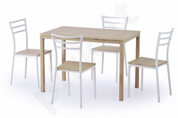 AVANT komplektas: stalas + 4 kėdės