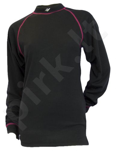 Termo marškinėliai 29308 210 M black/pink ilg. ran