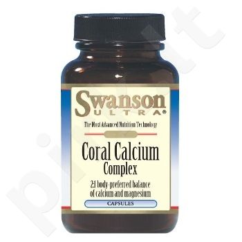 Swanson Ultra Koralinis kalcis + Magnis ir vitaminas D N90 maisto papildas