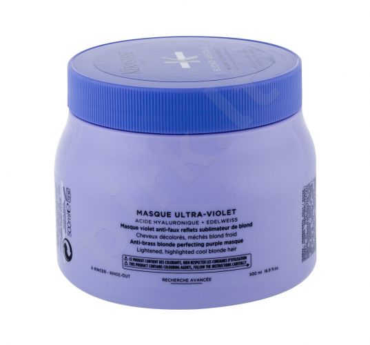 Kérastase Blond Absolu, Masque Ultra-Violet, plaukų kaukė moterims, 500ml