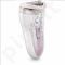 PHILIPS HP6583/02 SatinPerfect Epilator, Wet & Dry, 6 accessories with the skin stretcher, 2 speed settings