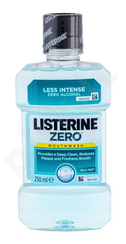 Listerine Mouthwash, Zero, burnos skalavimo skytis moterims ir vyrams, 250ml