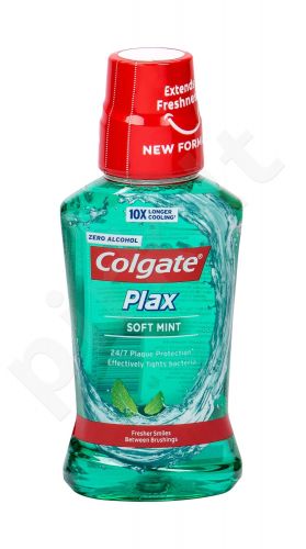 Colgate Plax, Soft Mint, burnos skalavimo skytis moterims ir vyrams, 250ml