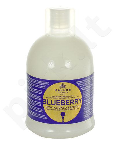 Kallos Cosmetics Blueberry, šampūnas moterims, 1000ml