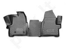 Guminiai kilimėliai 3D FORD Tourneo Custom (1+2 seats) 2013-> / Transit Custom, (1+2 seats) 2014->, 2 pcs. /L19030G /gra