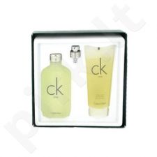 Calvin Klein CK One, rinkinys tualetinis vanduo moterims ir vyrams, (EDT 50ml + 100ml dušo želė)