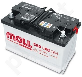 Akumuliatorius  MOLL  74 Ah 680 A
