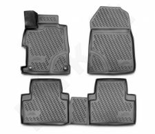 Guminiai kilimėliai 3D HONDA Civic 2012->, SEDAN, 4 pcs. /L28002G /gray