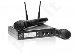 Live Star UX2 dviejų kanalų bevielis radijo mikrofonų (2vnt) komplektas 863.1 MHz, 864.3 MHz