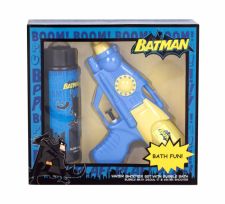 DC Comics Batman, rinkinys vonios putos vaikams, (Bubble bath 250 ml + Water Shooter 1 ks)