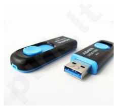 Atmintukas Adata UV128 16GB USB3, Be dangtelio, Ištraukiamas, Juodai mėlynas