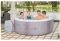 60003 Pripučiama SPA sūkurinė vonia su masažu ir vandens šildytuvu Cankun, 4 žmonėms 180x66 cm. - Bestway